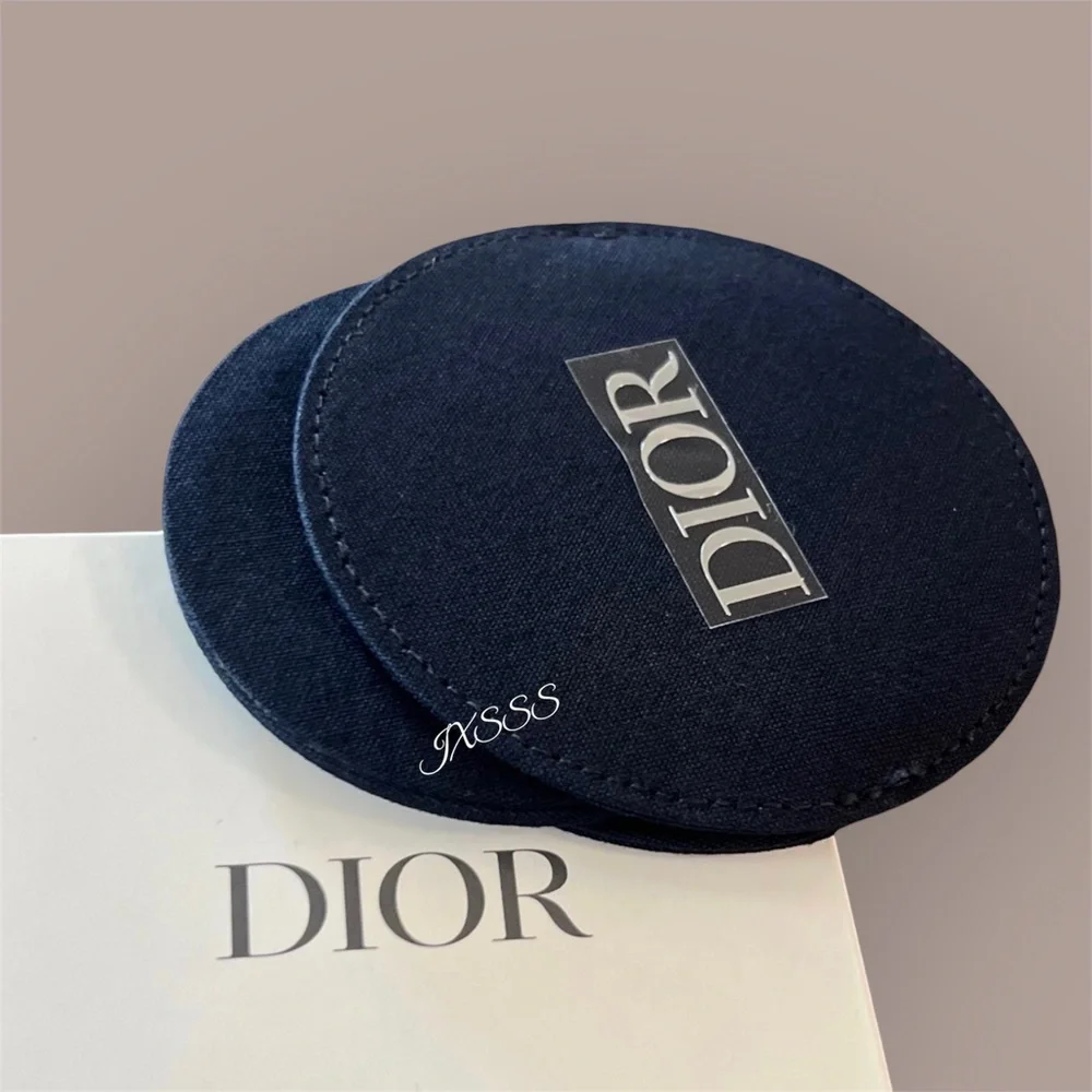 Navy-Blue Dior Beauty Vanity Case/Cosmetic-Makeup Mirror SET